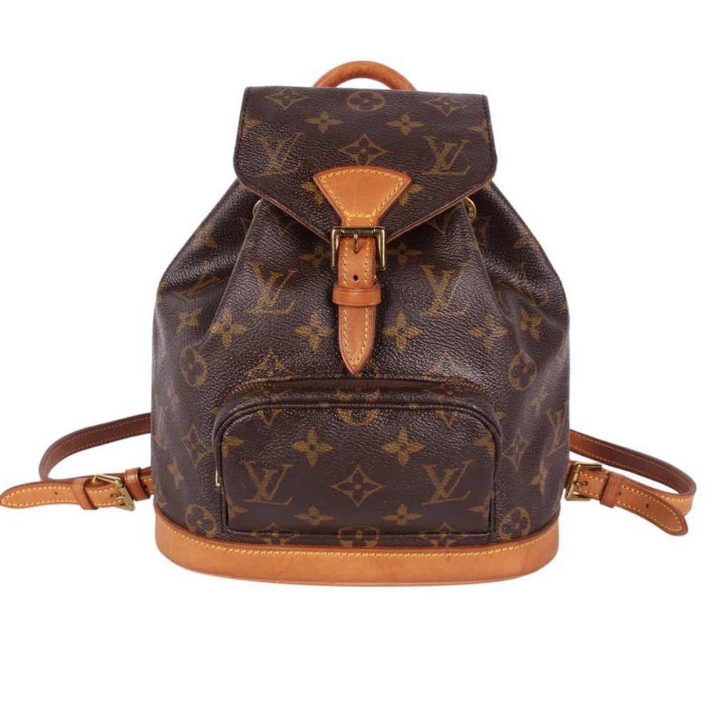 💎 Kendall Jenner 💎 mini BACKPACK Louis Vuitton montsouris pm RARE - Picture 3 of 16
